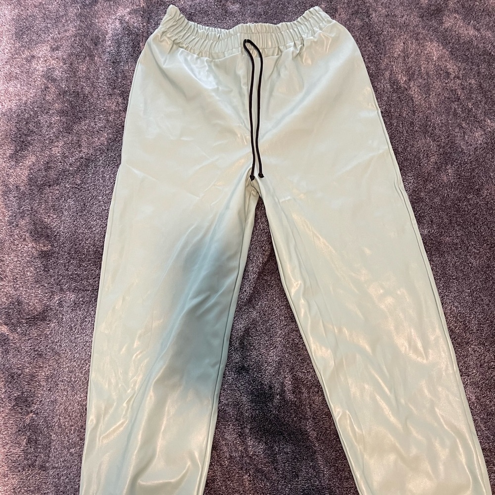 Joggers leather